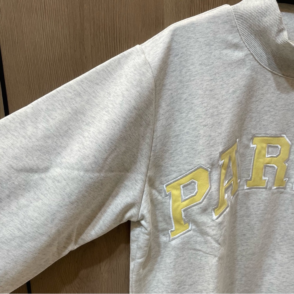 Parke Light Gray Sweatshirt with Yellow Lettering - Picture 4 of 9